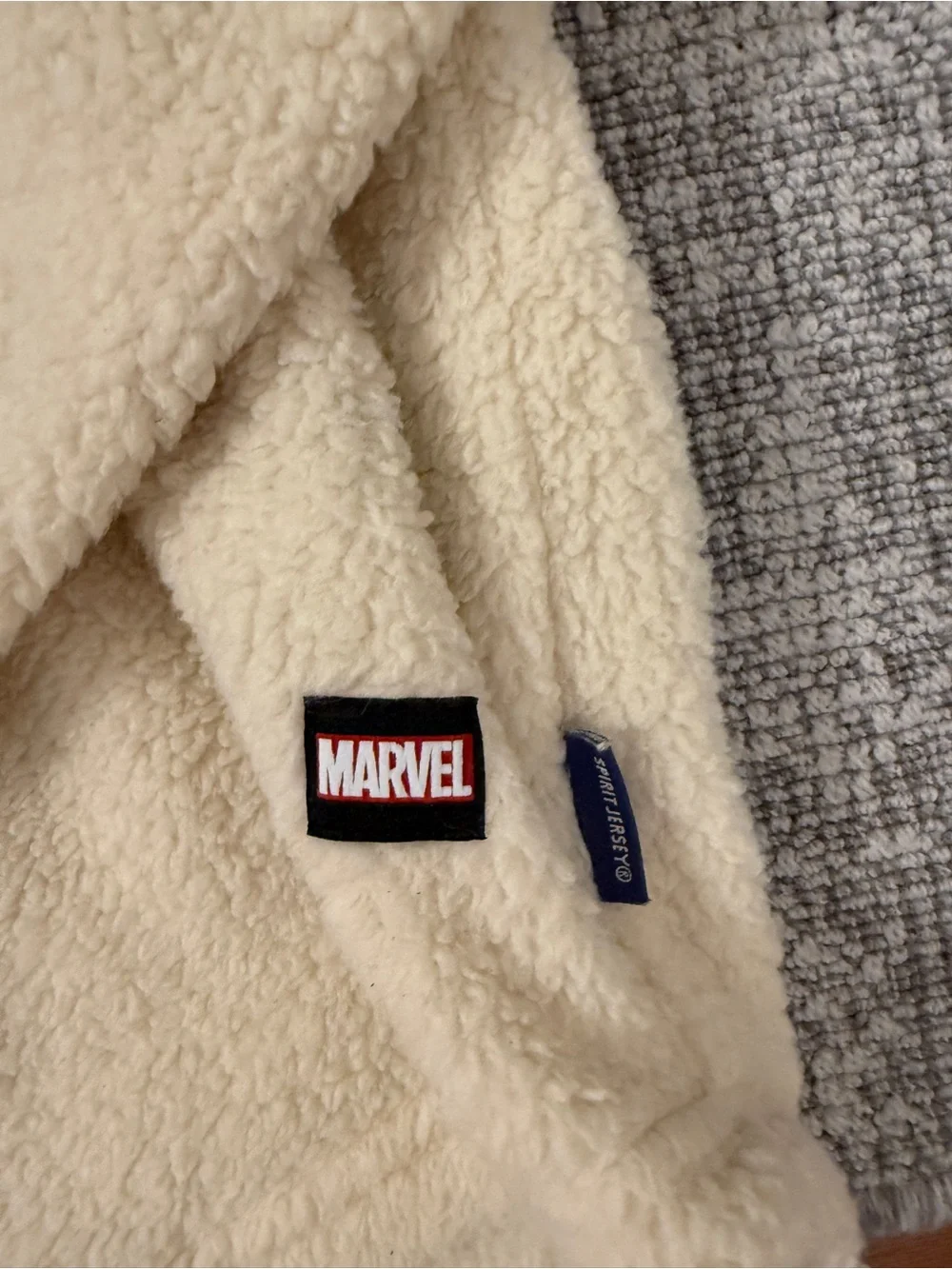 🕷️ Marvel Spider-Man Spirit Jersey Sherpa Pullover 🕷️